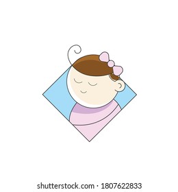 Baby Shop and Store Vector Logo Template Design.