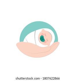 Baby Shop and Store Vector Logo Template Design.