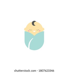 Diseño de la plantilla de logotipo de tienda y tienda de bebés.
