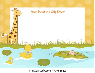 baby shower announcement
