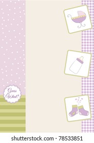 baby shower announcement