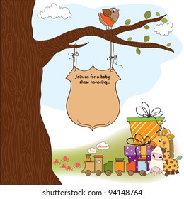baby shower announcement card