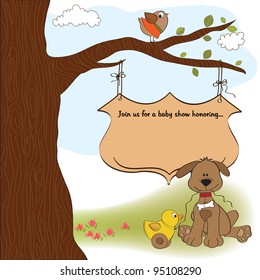 baby shower announcement card
