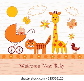 Baby Shower or Arrival Card