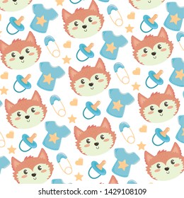 baby shower background design vector illustration