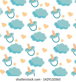 baby shower background design vector illustration