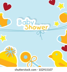 baby shower background for baby stuff, greeting cards and others