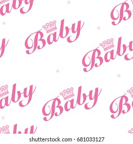 baby shower backgrounds. seamless baby pattern.