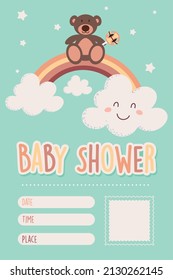 baby shower banner style concept