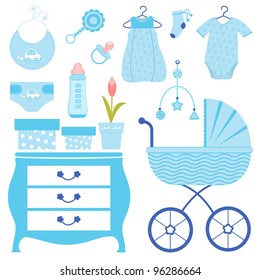 Baby shower in blue