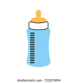 baby shower bottle milk little decorative