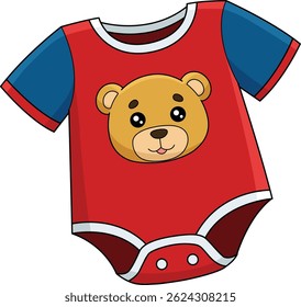 Baby Shower Baby Boy Onesie Cartoon Clipart 