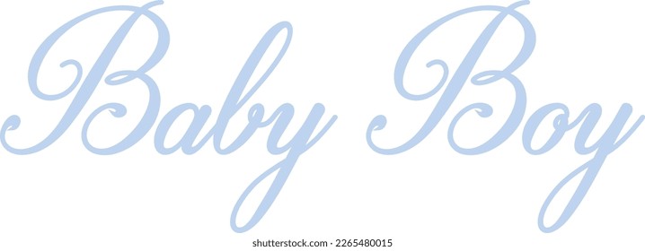 Baby Shower baby boy Slogan Logo Placement Graphic Vector