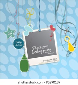 Baby shower for boy Sweet baby card