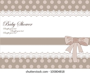 Baby shower card