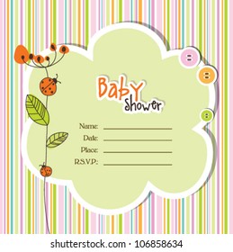 Baby shower card