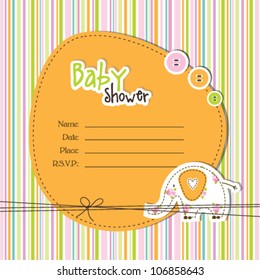 Baby shower card