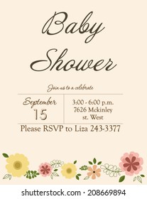 Baby Shower card
