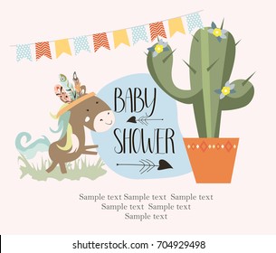Baby shower card