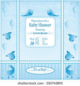 Baby Shower card, Its a boy