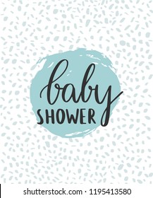 Baby Shower Card design. Cute fun card design for invitations.