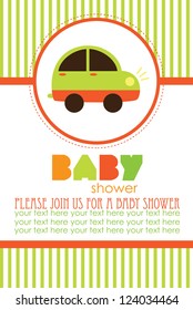 baby shower card design. vector illustration