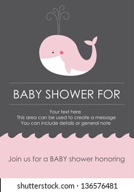 baby shower card design. vector illustration