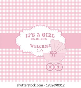 baby, baby shower card design, vector illustration