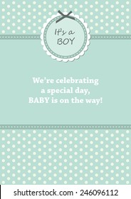 baby shower card design. vector illustration