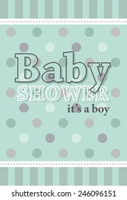 baby shower card design. vector illustration