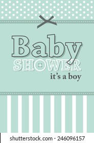 baby shower card design. vector illustration
