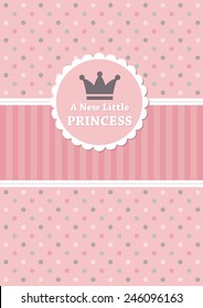baby shower card design. vector illustration