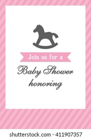 baby shower card design vector illustration