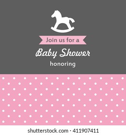 baby shower card design vector illustration