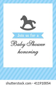 baby shower card design vector illustration
