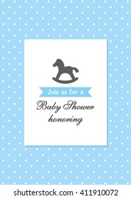 baby shower card design vector illustration