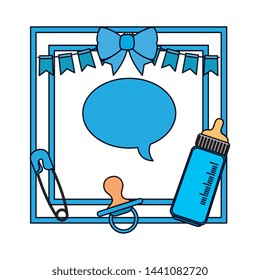 baby shower card frame invitation