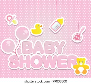 Baby Shower Card For Girl