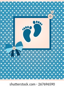 Baby shower card template