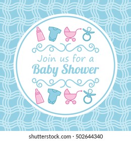 Baby shower card template