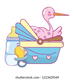 Baby shower cartoon