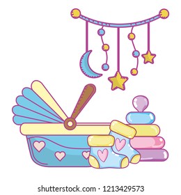 Baby shower cartoon