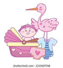 Baby shower cartoon