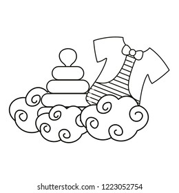 baby shower cartoon