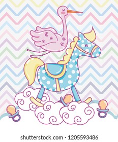 Baby shower cartoons