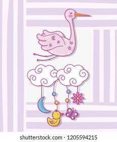 Baby shower cartoons