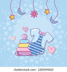 Baby shower cartoons