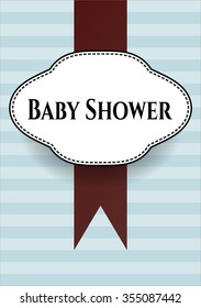 Baby Shower colorful banner