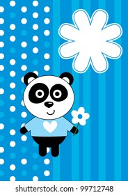 baby shower with cute card. vector illustration