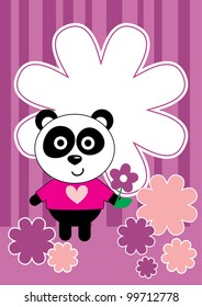 baby shower with cute card. vector illustration